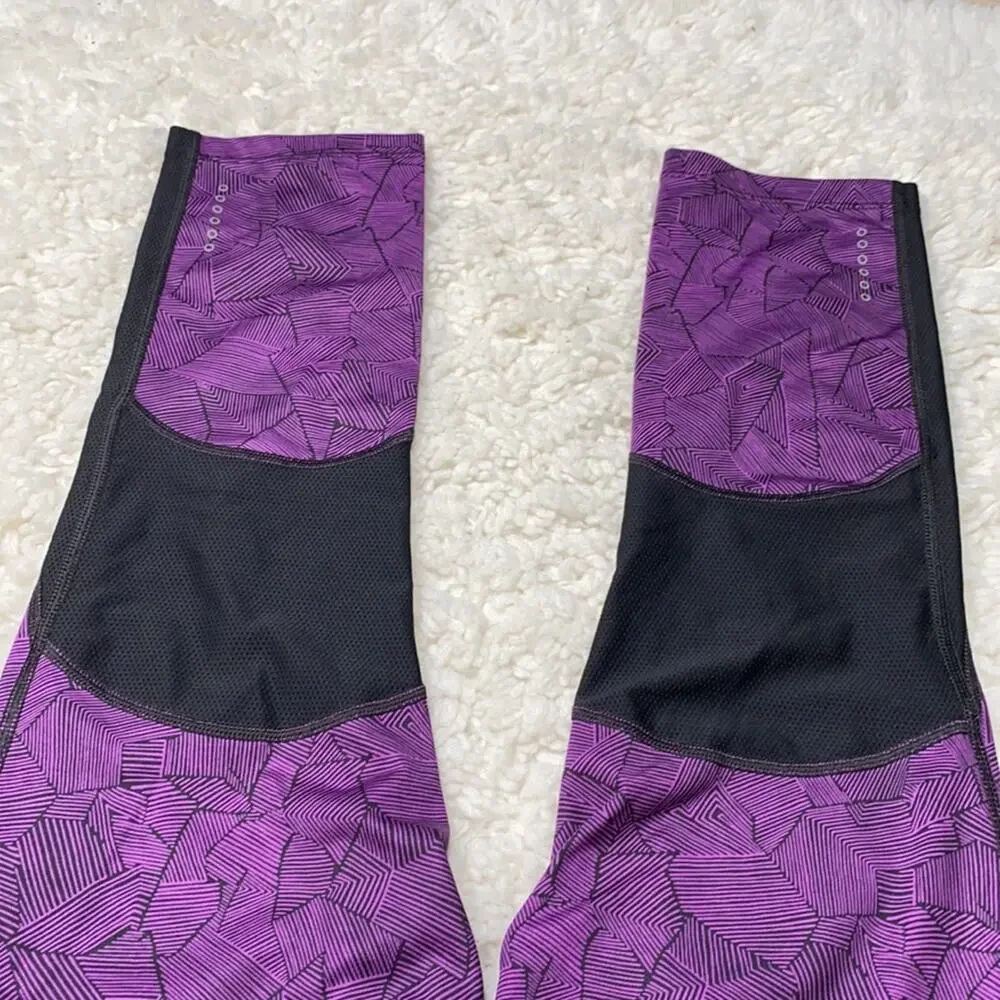 Purple Patterned Nike DriFit Leggings CC5